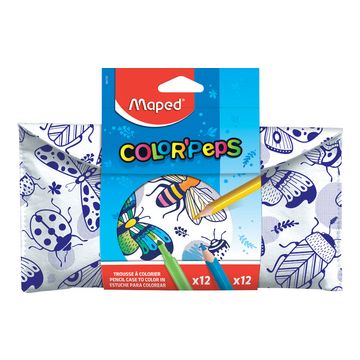Maped Trousse à colorier avec feutres & crayons de couleur Maped Trousse à colorier avec feutres & crayons de couleur