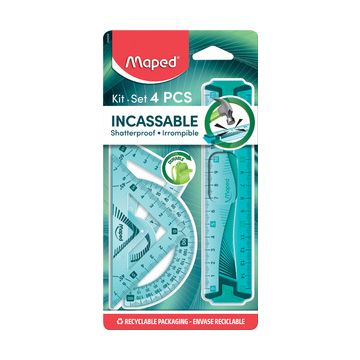 Maped mini kit de géométrie Flex, incassable, 4 pièces Maped mini kit de géométrie Flex, incassable, 4 pièces