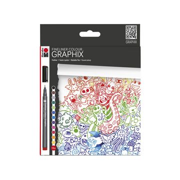 Marabu Feutre fin COLOUR GRAPHIX, "DOODLE SUPREME", par 12