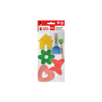 Marabu KiDS Set de tampons-éponges Little Artist, set de 6