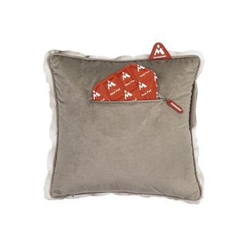 Montandor Coussin chauffant avec Heat Pad, peluche, taupe