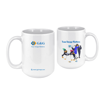 Mug/Tasse de la marque G&G - couleur blanc  - 450ml