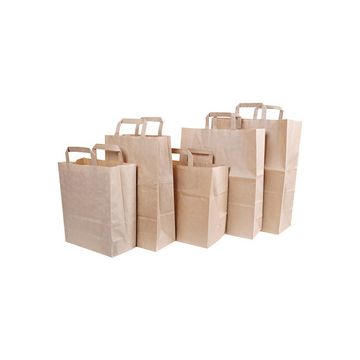 NATURE Star Sac en papier, 220 x 110 x 360 mm, brun