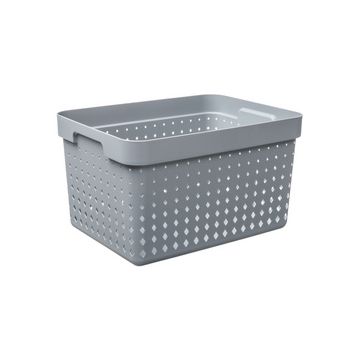 NHG Bac de rangement SEOUL BASKET L, PP, gris