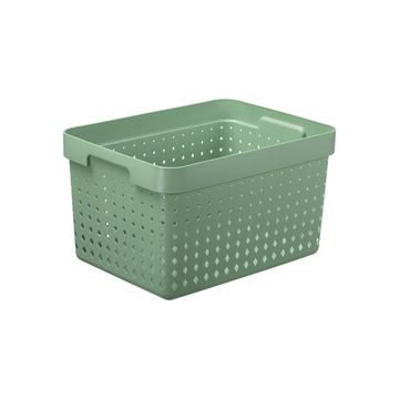 NHG Bac de rangement SEOUL BASKET L, PP, vert