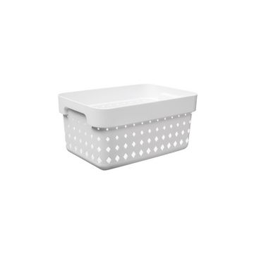 NHG Bac de rangement SEOUL BASKET S, PP, blanc