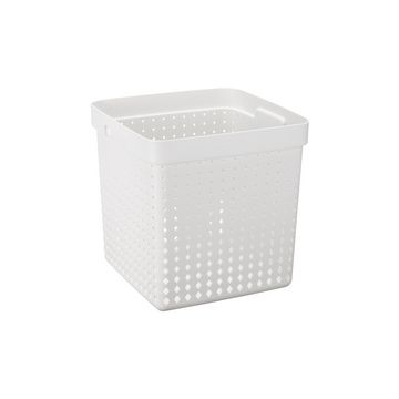 NHG Bac de rangement SEOUL BASKET XL, PP, blanc