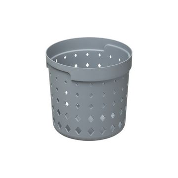 NHG Bac de rangement SEOUL ROUND ORGANIZER M, gris