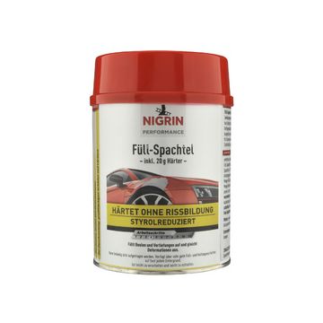 NIGRIN Performance Füll-Spachtel, 1 kg, hellgrau