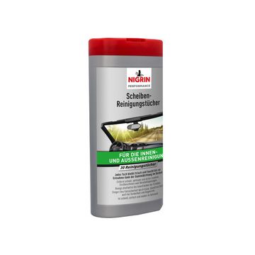 NIGRIN Scheiben-Reinigungstücher, Spenderbox