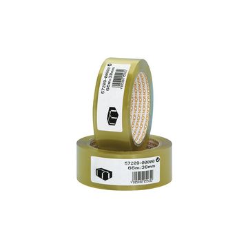 NOPI Ruban adhésif d'emballage en PVC, 50 mm x 66 m, marron x6