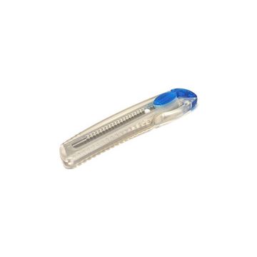 NT Cutter iL-120P, boîtier en plastique, bleu-transparent