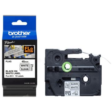 Ruban cassette d'origine Brother FLE2511 - blanc