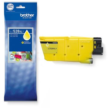 Cartouche d'origine Brother LC528XLY - jaune