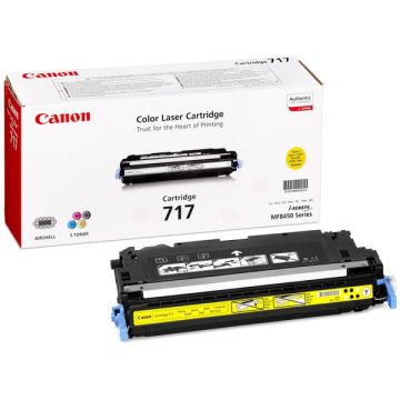 Toner d'origine Canon 2575B002 / 717Y - jaune Toner d'origine Canon 2575B002 / 717Y - jaune