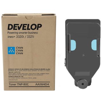 Toner d'origine Develop AAJW4D4 / TNP-80 C - cyan Toner d'origine Develop AAJW4D4 / TNP-80 C - cyan