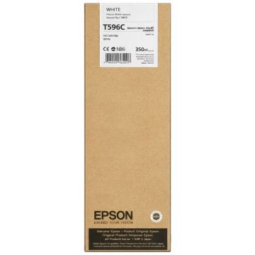 Cartouche d'origine Epson C13T596C00 / T596C - blanche
