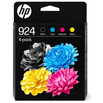 Cartouches d'origines HP 6C3Z1NE#301 / 924 - multipack 4 couleurs : noire, cyan, magenta, jaune