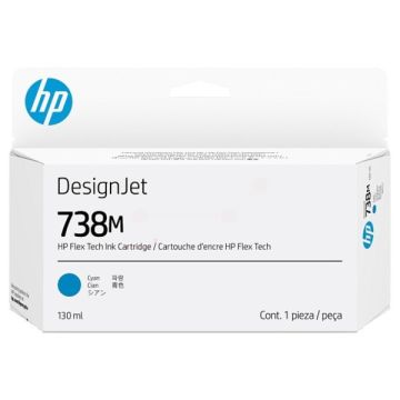 Cartouche d'origine HP A24VMA / 738M - cyan Cartouche d'origine HP A24VMA / 738M - cyan