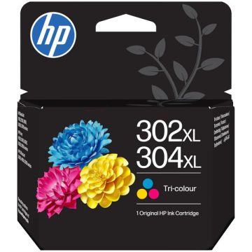 Cartouche d'origine HP B7RT8AE / 302XL/304XL - multicouleur