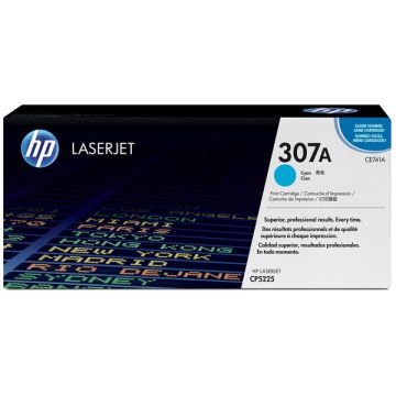 Toner d'origine HP CE741A / 307A - cyan