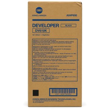 Développeur d'origine Konica Minolta A04P600 / DV-610 K - noir