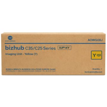 Tambour d'origine Konica Minolta A0WG08J / IUP-14 Y - jaune