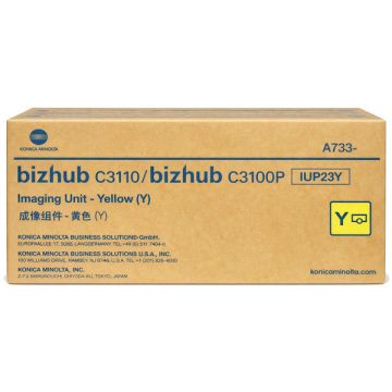 Tambour d'origine Konica Minolta A73308H / IUP-23 Y - jaune