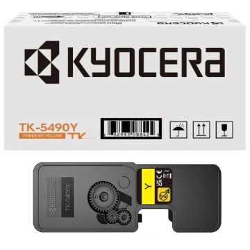 Toner d'origine Kyocera 1T0C22ANL1 / TK-5490 Y - jaune