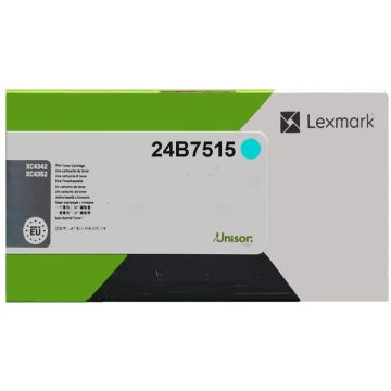 Toner d'origine Lexmark 24B7515 - cyan