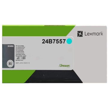 Toner d'origine Lexmark 24B7557 - cyan