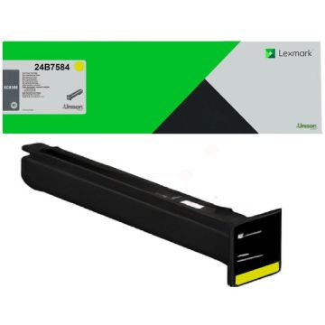 Toner d'origine Lexmark 24B7584 - jaune