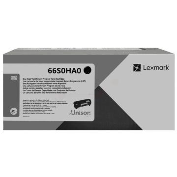 Toner d'origine Lexmark 66S0HA0 - noir
