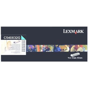 Unité développeur d'origine Lexmark C540X32G - cyan