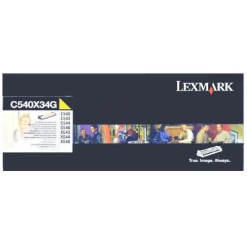 Unité développeur d'origine Lexmark C540X34G - jaune
