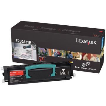 Toner d'origine Lexmark E250A31E - noir Toner d'origine Lexmark E250A31E - noir