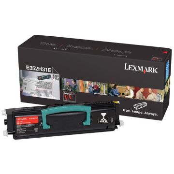 Toner d'origine Lexmark E352H31E - noir Toner d'origine Lexmark E352H31E - noir