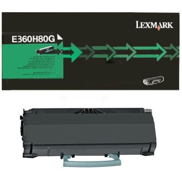 Toner d'origine Lexmark E360H80G - noir