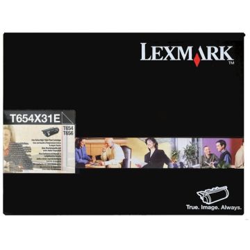 Toner d'origine Lexmark T654X31E - noir