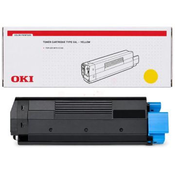 Toner d'origine OKI 42804513 / TYPE C6L - jaune Toner d'origine OKI 42804513 / TYPE C6L - jaune