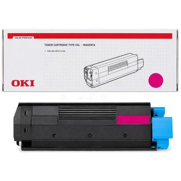 Toner d'origine OKI 42804514 / TYPE C6L - magenta Toner d'origine OKI 42804514 / TYPE C6L - magenta