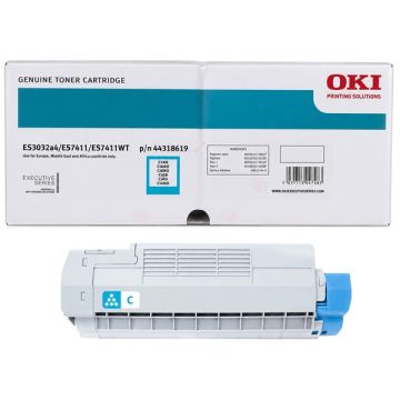 Toner d'origine OKI 44318619 - cyan