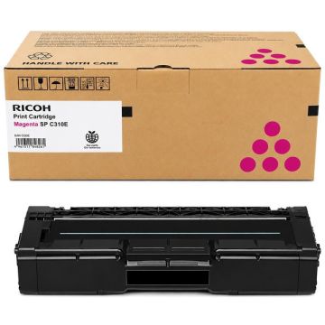 Toner d'origine Ricoh 406350 / SPC 310 E - magenta