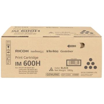 Toner d'origine Ricoh 418481 / IM 600H - noir