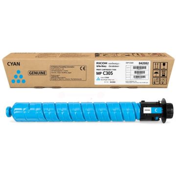 Toner d'origine Ricoh 842082 / TYPE MPC 305 E - cyan