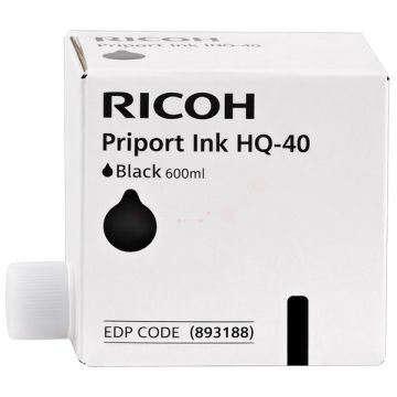 Cartouche d'origine Ricoh 893188 / JP 40 HQ - noire Cartouche d'origine Ricoh 893188 / JP 40 HQ - noire