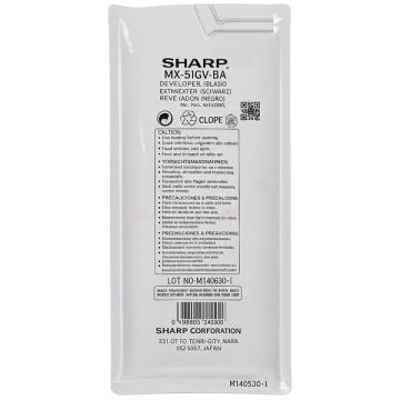 Développeur d'origine Sharp MX51GVBA - noir