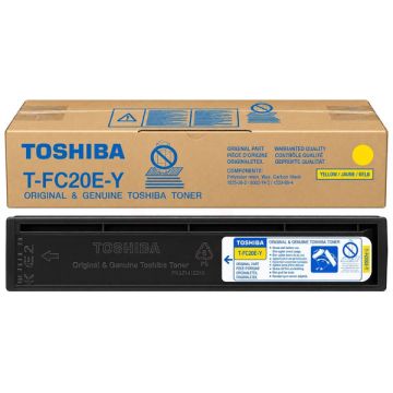 Toner d'origine Toshiba 6AJ00000070 / T-FC 20 EY - jaune