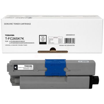 Toner d'origine Toshiba 6B000000559 / T-FC 26 SK 7K - noir