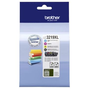 Cartouches d'origines Brother LC3219XLVALDR - multipack 4 couleurs : noire, cyan, magenta, jaune